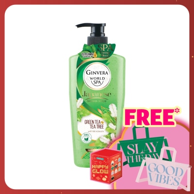 GINVERA Real Spa Green Tea Shower Scrub 750g