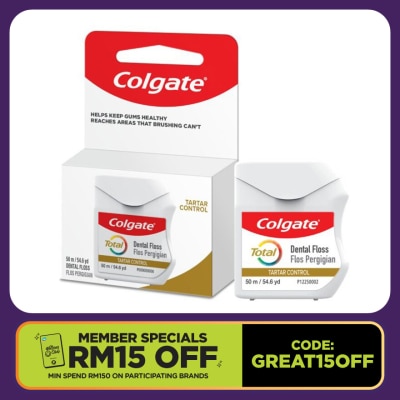 COLGATE Total Dental Floss with Tartar Control 50ml