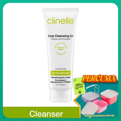 CLINELLE - Deep Cleansing Gel 100ml (For All Skin Types)
