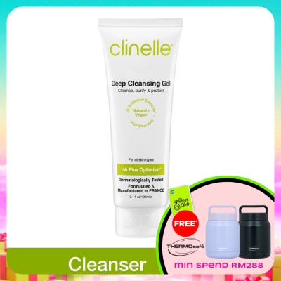 CLINELLE - Deep Cleansing Gel 100ml (For All Skin Types)