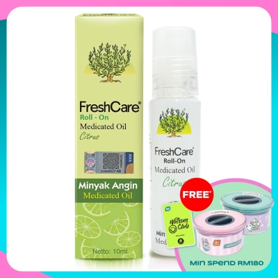 FRESHCARE Roll-On Medicated Oil_Citrus 10ml