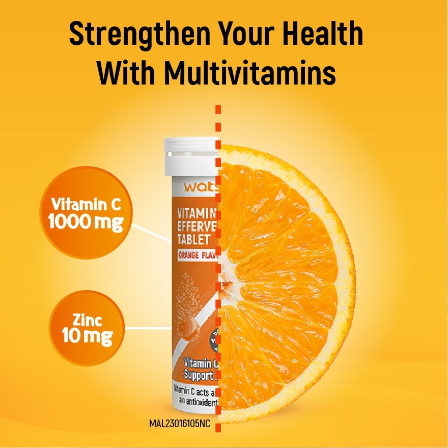 Effervescent Vitamin C + Zinc  10's