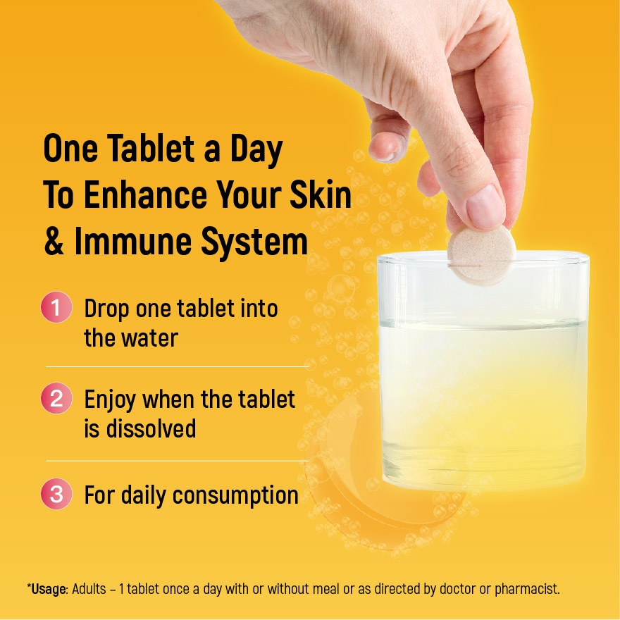 Effervescent Vitamin C + Zinc 10's image