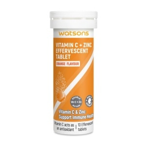 Effervescent Vitamin C + Zinc 10's