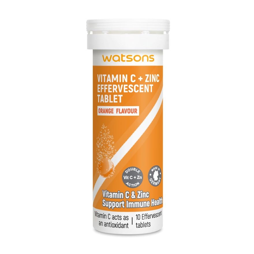 Effervescent Vitamin C + Zinc 10's image