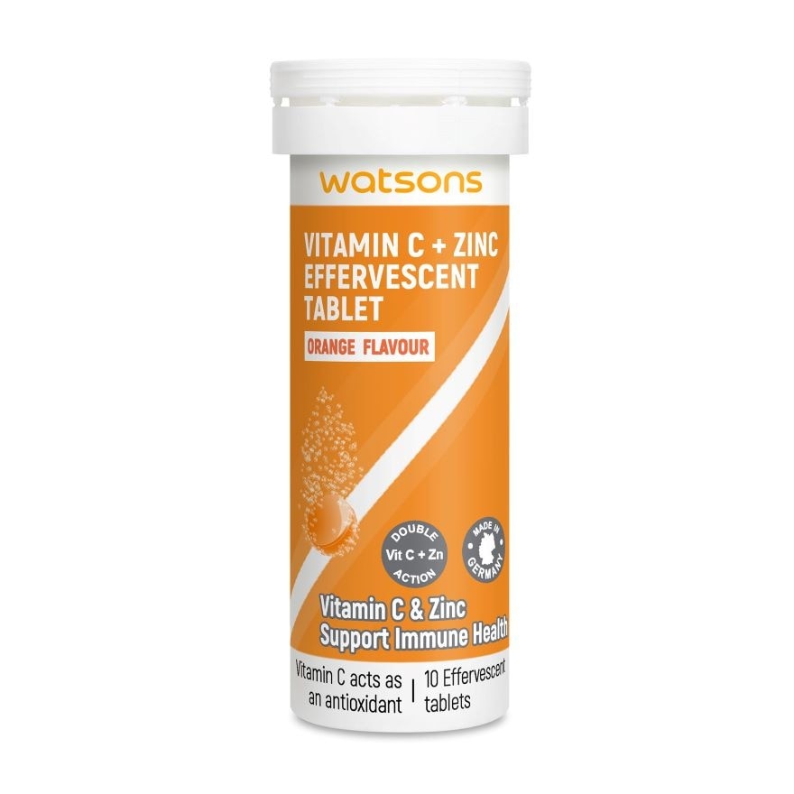 Effervescent Vitamin C + Zinc  10's