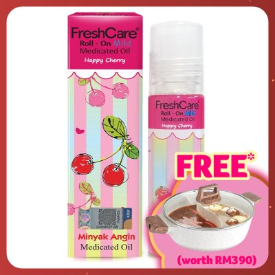 FRESHCARE Roll-On Medicated Oil_Happy Cherry 10ml