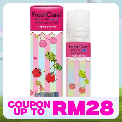 FRESHCARE Roll-On Medicated Oil_Happy Cherry 10ml