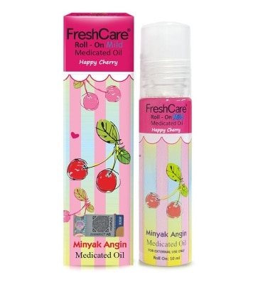 FRESHCARE Roll-On Medicated Oil_Happy Cherry 10ml