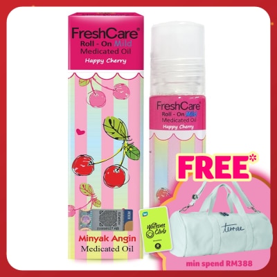 FRESHCARE Roll-On Medicated Oil_Happy Cherry 10ml