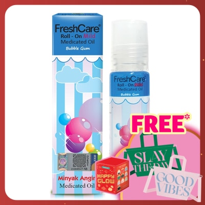 FRESHCARE Roll-On Medicated Oil_Bubblegum 10ml