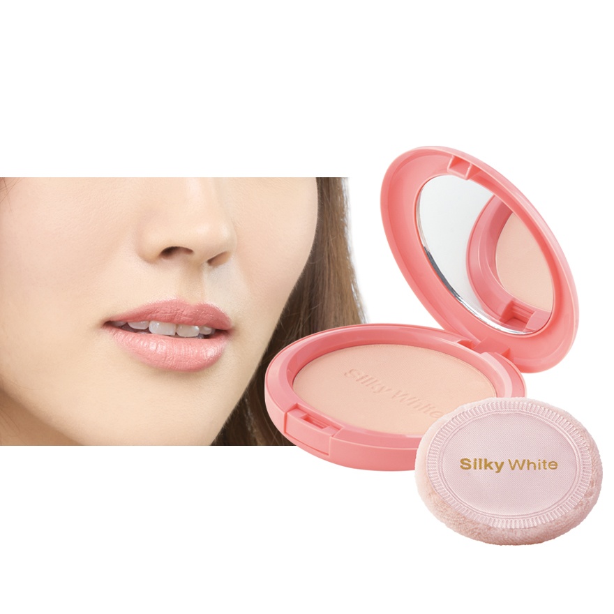 White Pressed Powder Ivory 1pc image