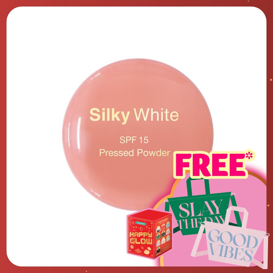 SILKY WHITE White Pressed Powder Ivory 1pc