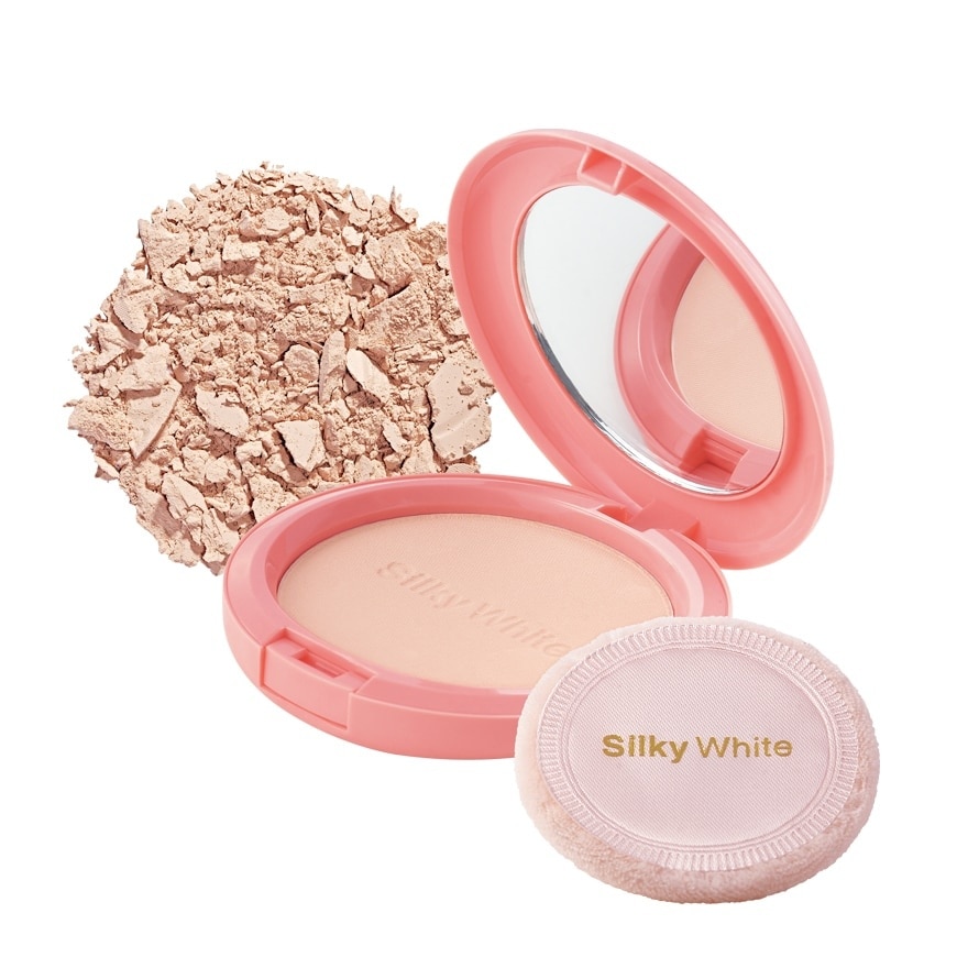 White Pressed Powder Ivory 1pc