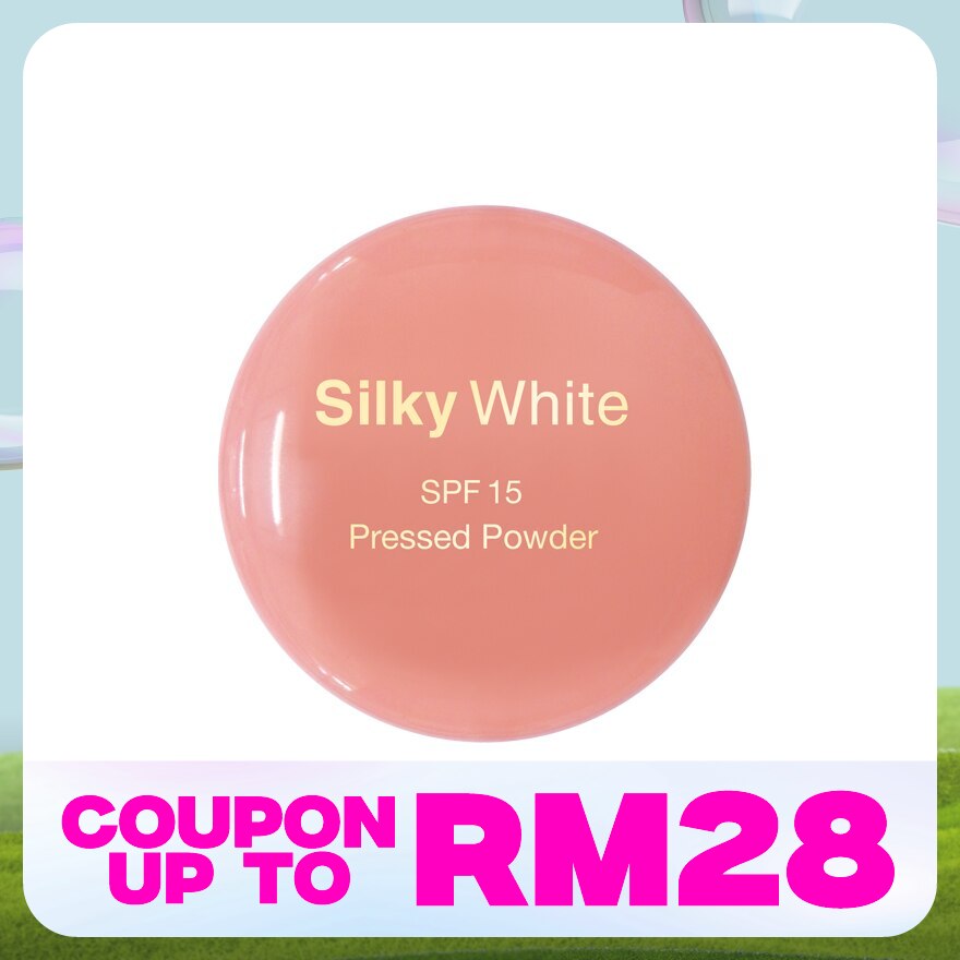 SILKY WHITE White Pressed Powder Medium Beige