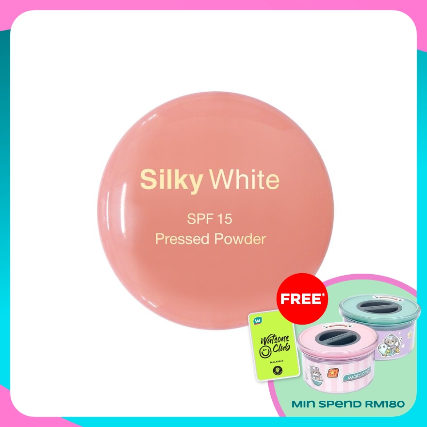 SILKY WHITE White Pressed Powder Medium Beige