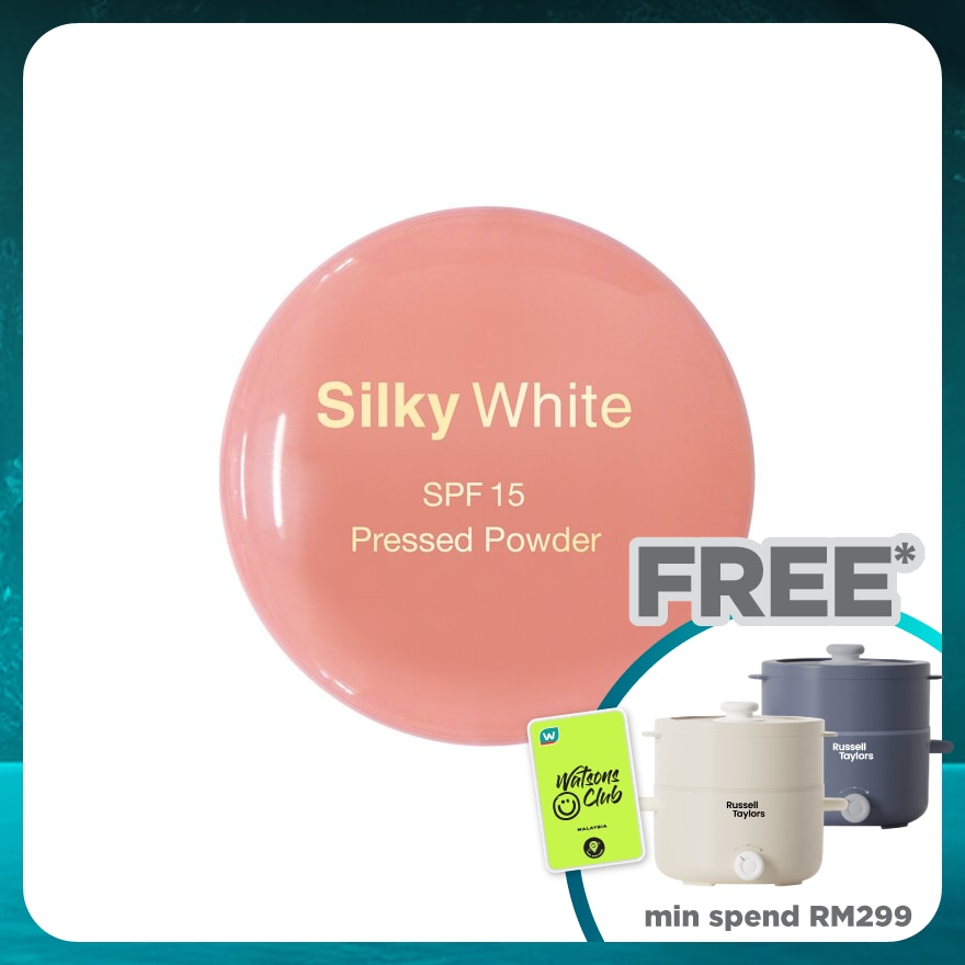 SILKY WHITE White Pressed Powder Medium Beige