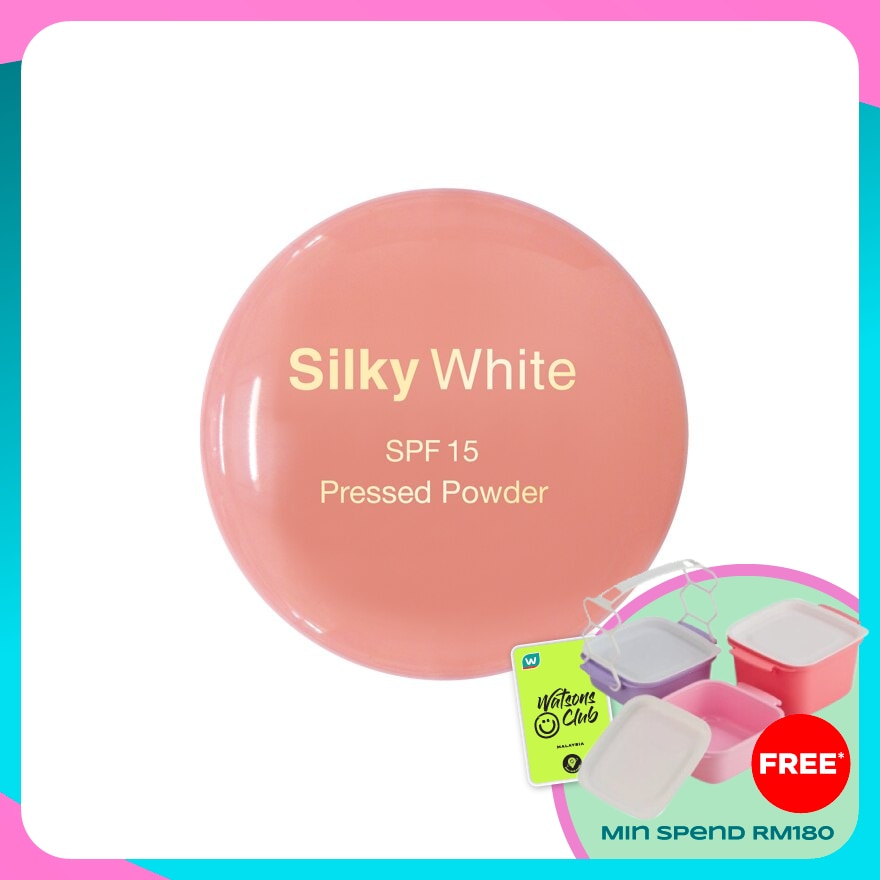SILKY WHITE White Pressed Powder Natural Tan