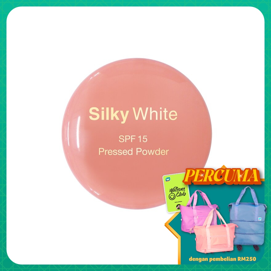 SILKY WHITE White Pressed Powder Natural Tan
