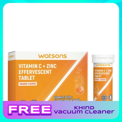WATSONS Effervescent Vitamin C + Zinc  3 x 10's