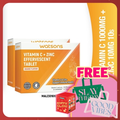 WATSONS Effervescent Vitamin C + Zinc  6 x 10's