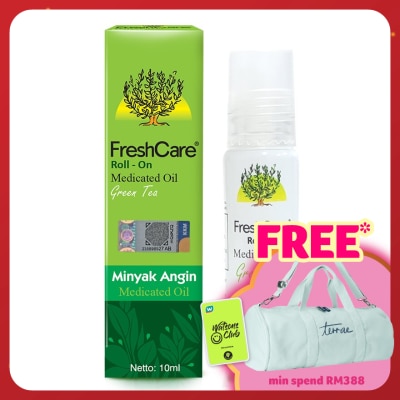 FRESHCARE Roll-On Medicated Oil_Green Tea 10ml