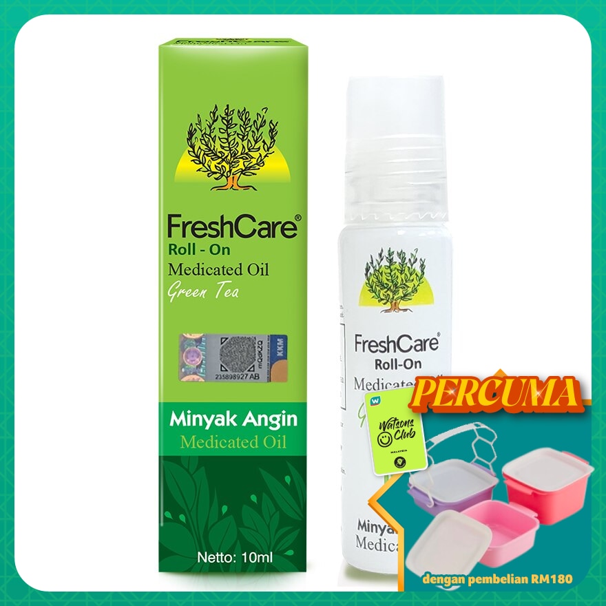 Roll-On Medicated Oil_Green Tea 10ml