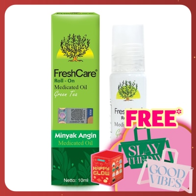 FRESHCARE Roll-On Medicated Oil_Green Tea 10ml