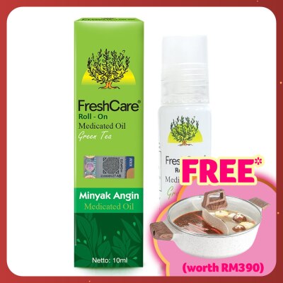 FRESHCARE Roll-On Medicated Oil_Green Tea 10ml