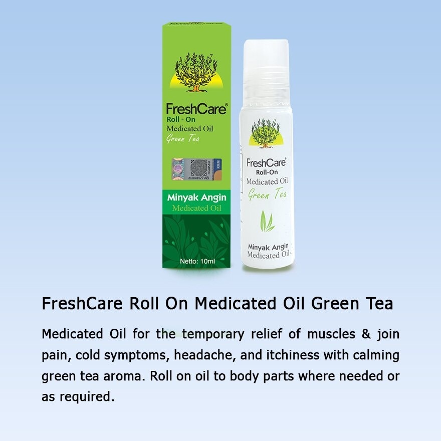 Roll-on Medicated Oil_Green Tea 10ml