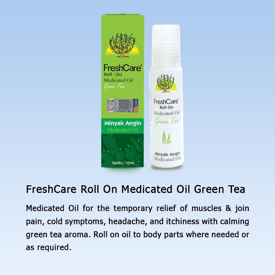Roll on Medicated Oil Green Tea 10ml image