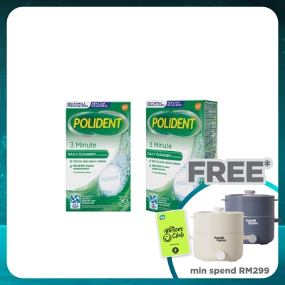 POLIDENT Daily Denture Cleanser 3Minute 36S