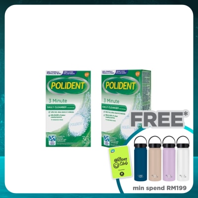 POLIDENT Daily Denture Cleanser 3Minute 36S