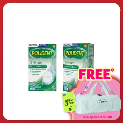 POLIDENT Daily Denture Cleanser 3Minute 36S