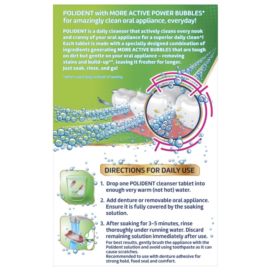 Daily Denture Cleanser 3Minute 36S