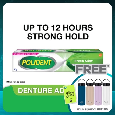POLIDENT Denture Adhesive Freshmint Paste 60g