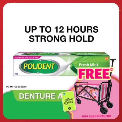 POLIDENT Denture Adhesive Freshmint Paste 60g