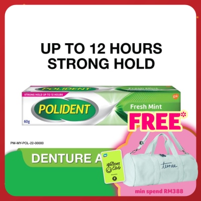POLIDENT Denture Adhesive Freshmint Paste 60g