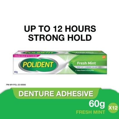 POLIDENT Denture Adhesive Freshmint Paste 60g