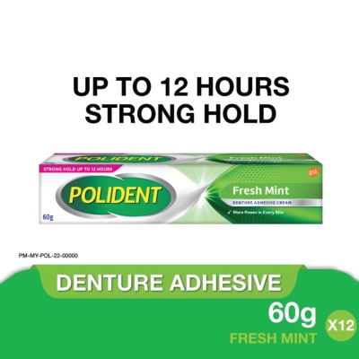 POLIDENT - Denture Adhesive Freshmint Paste 60g image