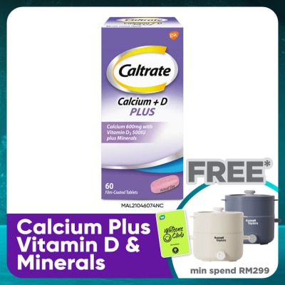 CALTRATE 600 Plus Calcium with Vitamin D & Minerals 60s
