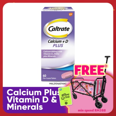 CALTRATE 600 Plus Calcium with Vitamin D & Minerals 60s