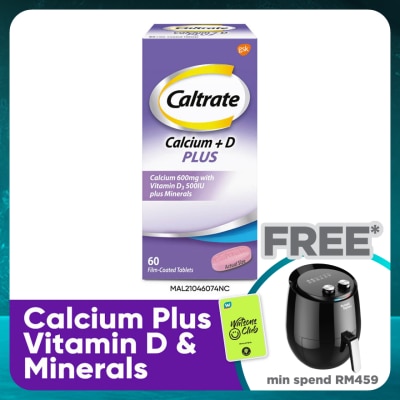 CALTRATE 600 Plus Calcium with Vitamin D & Minerals 60s