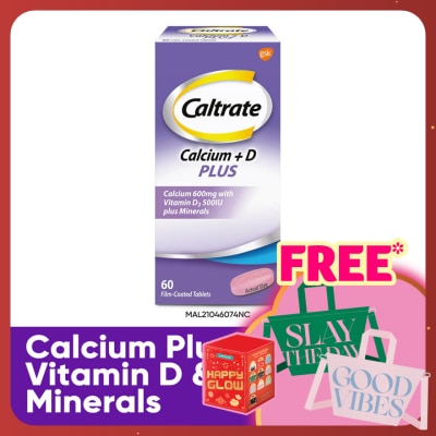 CALTRATE 600 Plus Calcium with Vitamin D & Minerals 60s