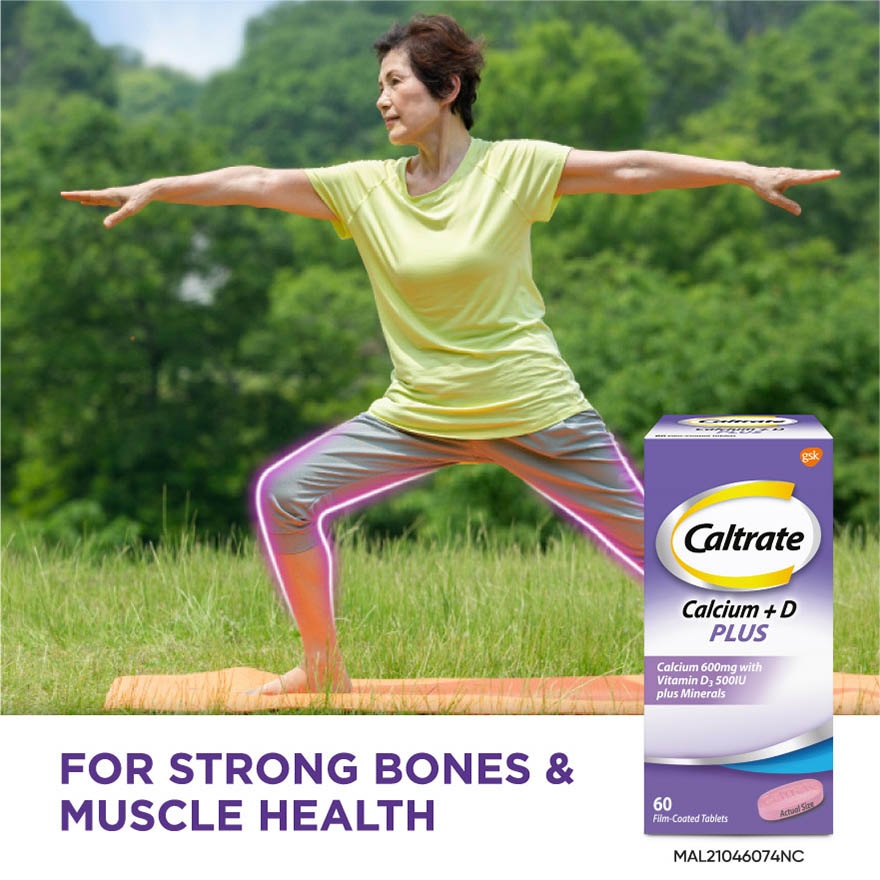 600 Plus Calcium with Vitamin D & Minerals 60s image