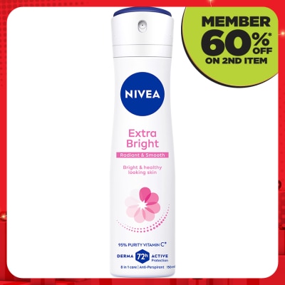 NIVEA Deodorant  Extra Bright Spray 150ml
