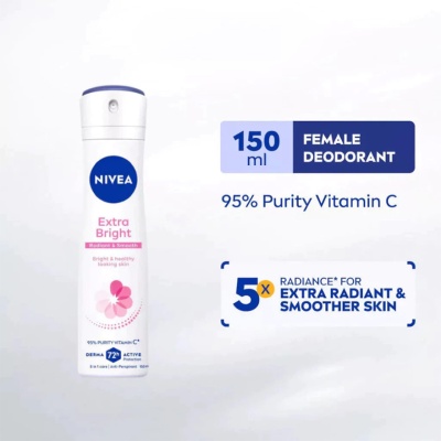 NIVEA - Deodorant  Extra Bright Spray 150ml image