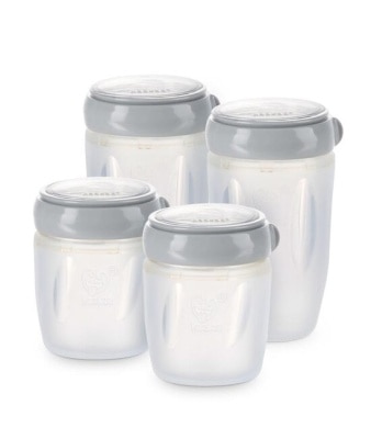 HAAKAA Gen 3 Silicone Storage Container Set of 4 - Grey