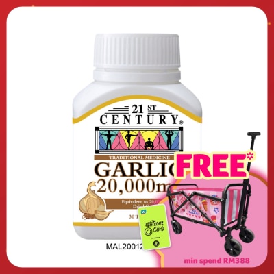 21ST CENTURY Garlic 20,000mg 30 Tablets
