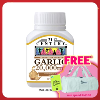 21ST CENTURY Garlic 20,000mg 30 Tablets